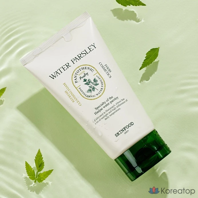 Очищающая пенка Skinfood Pantothenic Water Parsley Refresh Cleansing Foam, 150 мл, 1 шт.