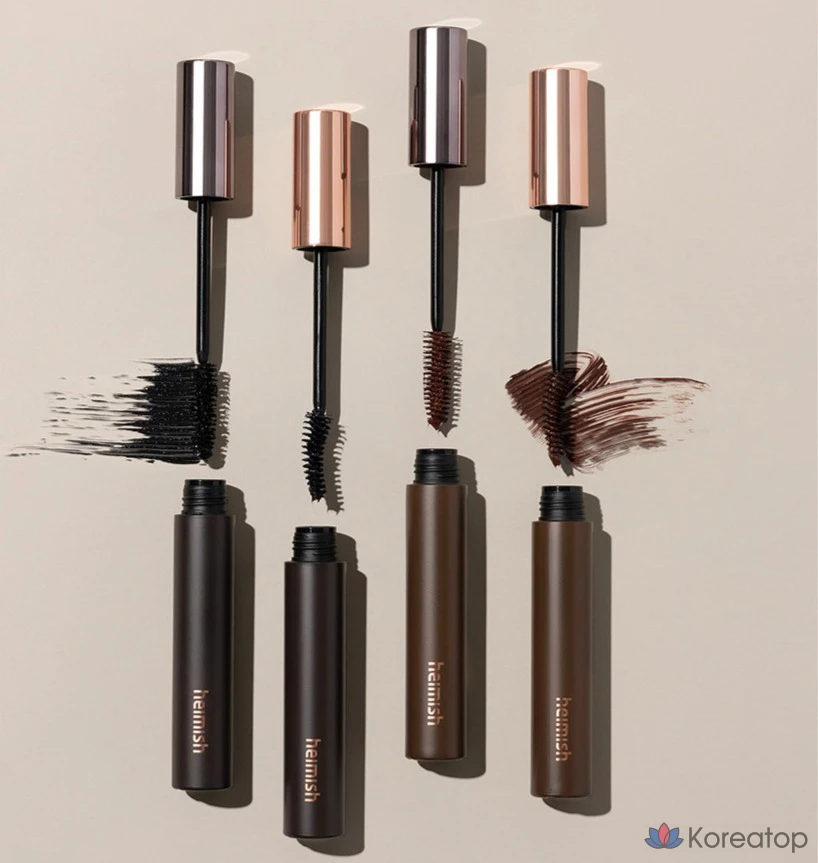 Тушь для ресниц Heimish Dailism Smudge Stop Mascara Curling, оттенок Brown, 9 г, 1 шт., фото 3