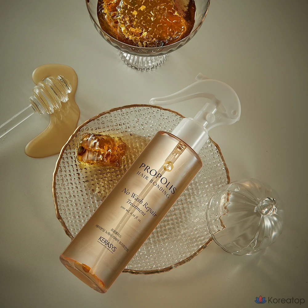 Несмываемый уход для волос KeraSys Propolis Hair Bonding No-Wash Repair Treatment, 200 мл, 1 шт.