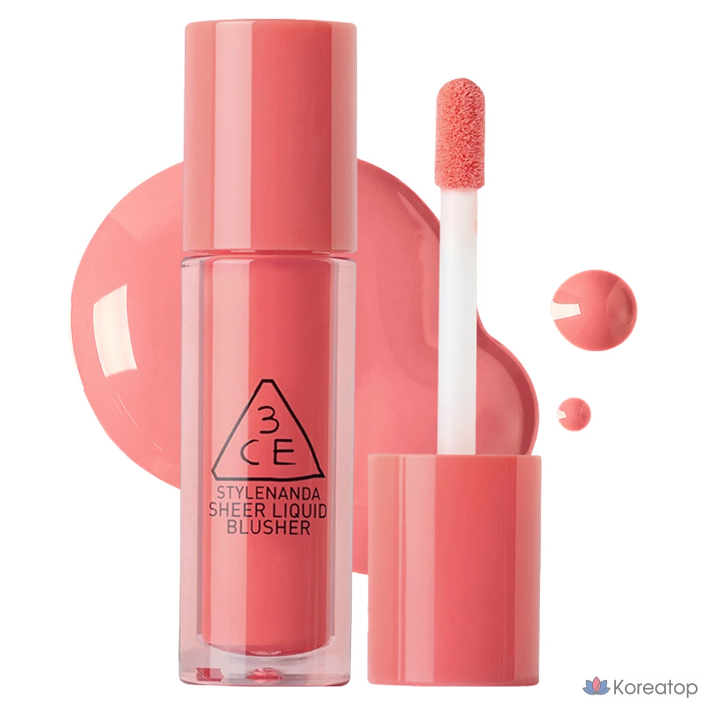 Жидкий румянец 3CE Sheer Liquid Blusher, оттенок SIDE PIECE, 3 г, 1 шт.