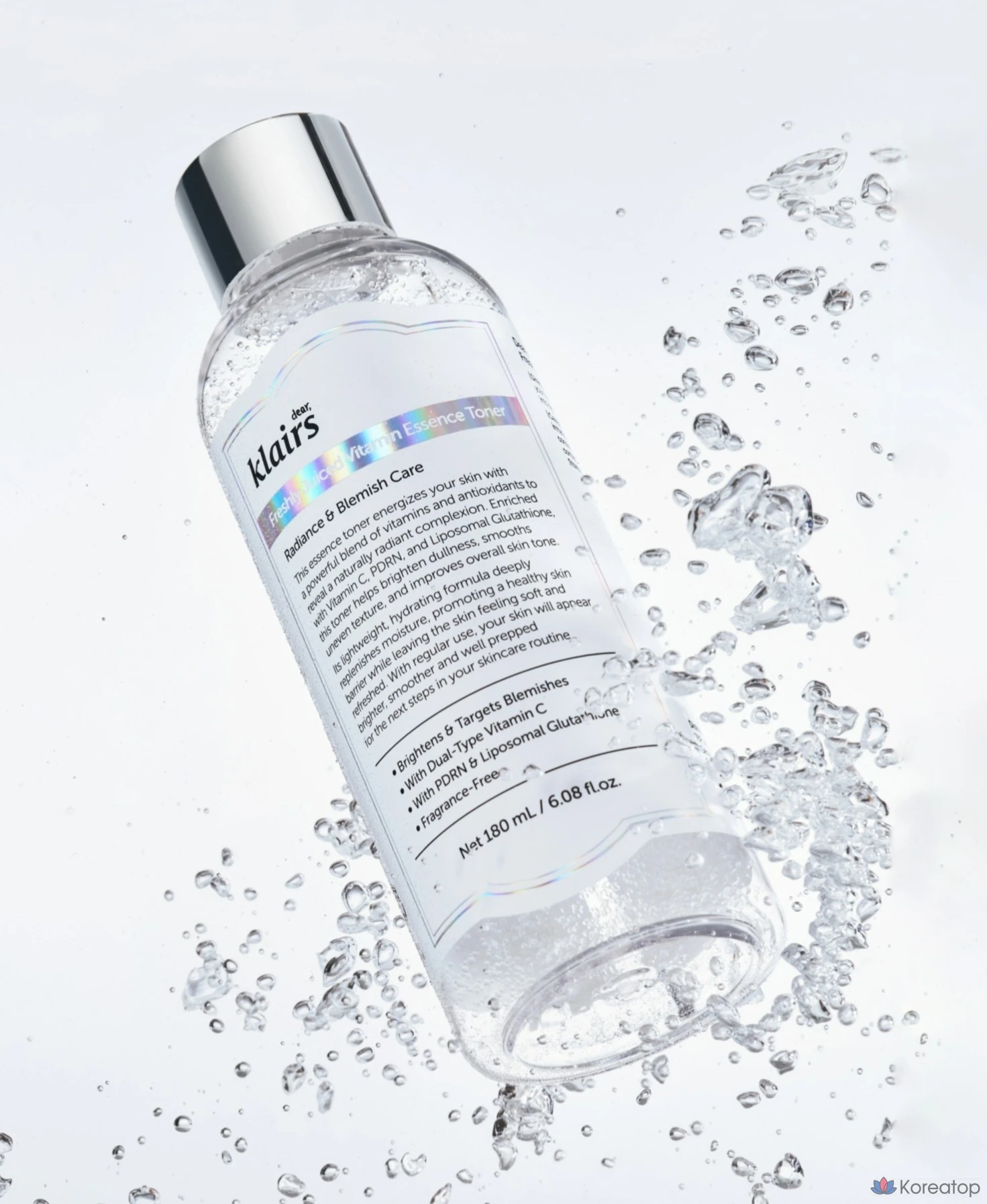 Тонер Dear, Klairs Freshly Juiced Vitamin Essence Toner, 180 мл, 1 шт.