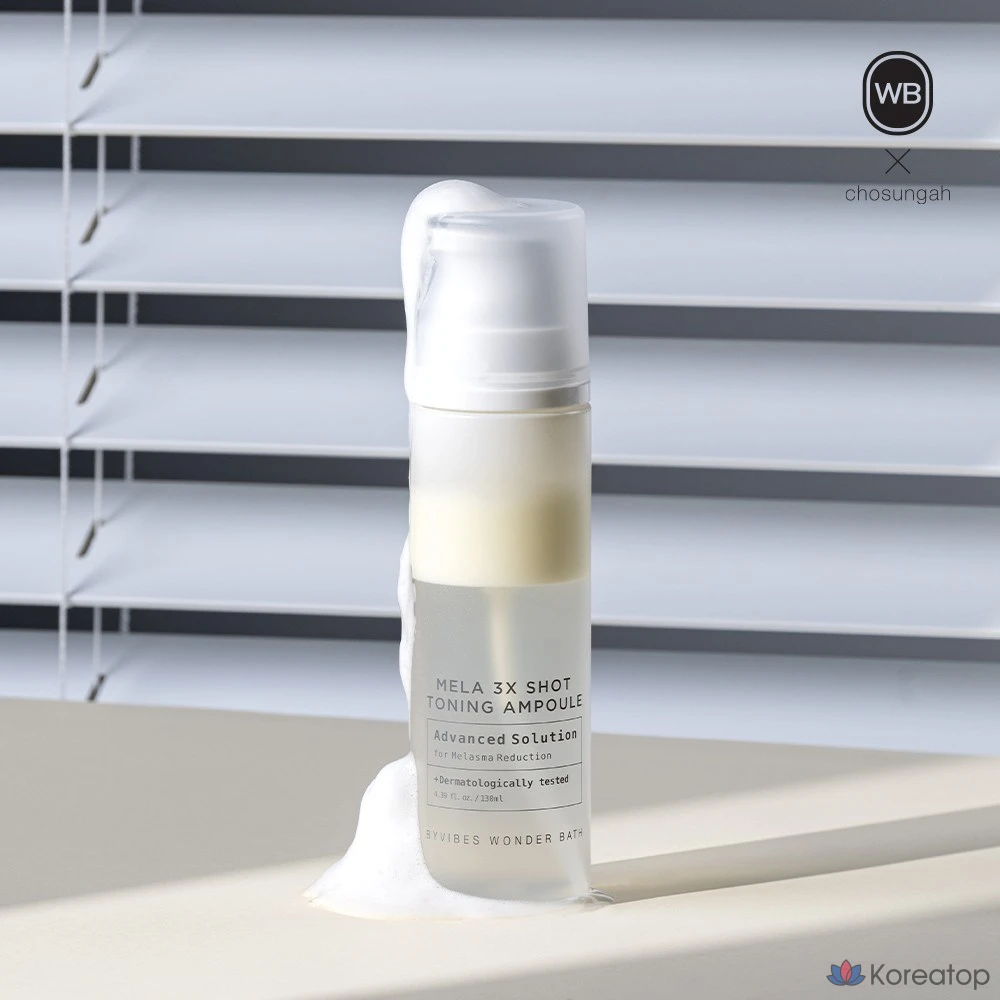 Ампульная сыворотка Wonder Bath Mela 3X Shot Toning Ampoule, 130 мл, 1 шт.