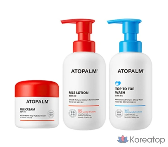 Набор для ухода Atopalm MLE Lotion + Top to Toe Wash, 3 шт., фото 10