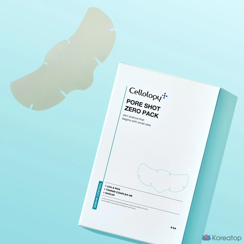 Тканевая маска для лица Cellology Pore Shot Zero Pack, 8 шт.