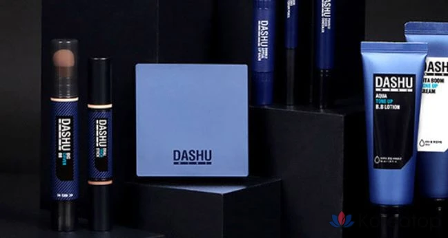 Кушон DASHU Men's Aqua Mat BB Cushion Foundation, оттенок Deep Beige, 15 г + 15 г, 1 шт.