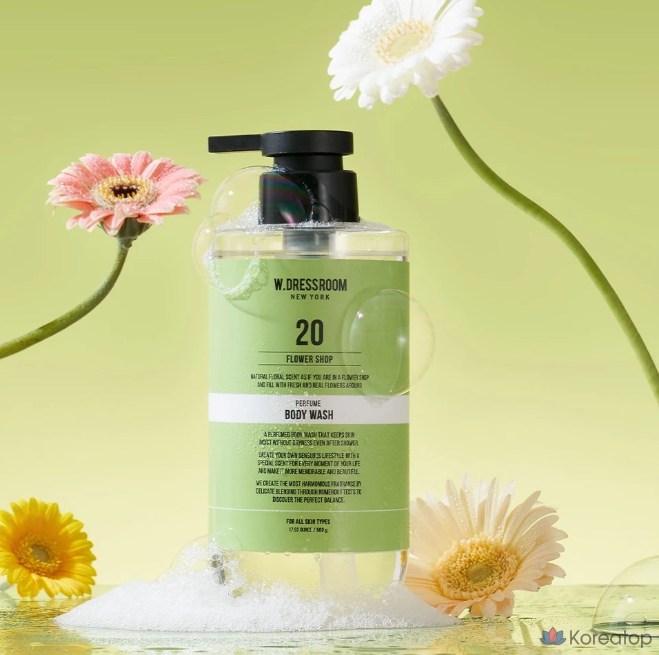 Пенка для тела W.Dressroom Perfume Body Wash 20 Flower Shop, 500 г, 1 шт.