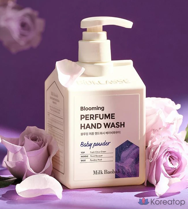 Гель для руков Milk Baobab Blooming Perfume Hand Wash, Baby Powder, 250 мл, 1 шт.