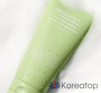 Очищающая пенка Miguhara Green Tea Calming Essence Cleansing Foam Origin, 120 мл, 1 шт.