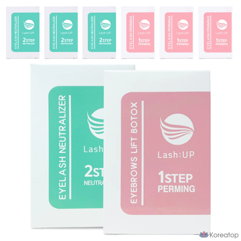 Набор для ухода Lash:Up Lash Brow Perm Step 1 + Step 2 Set, 40 шт.