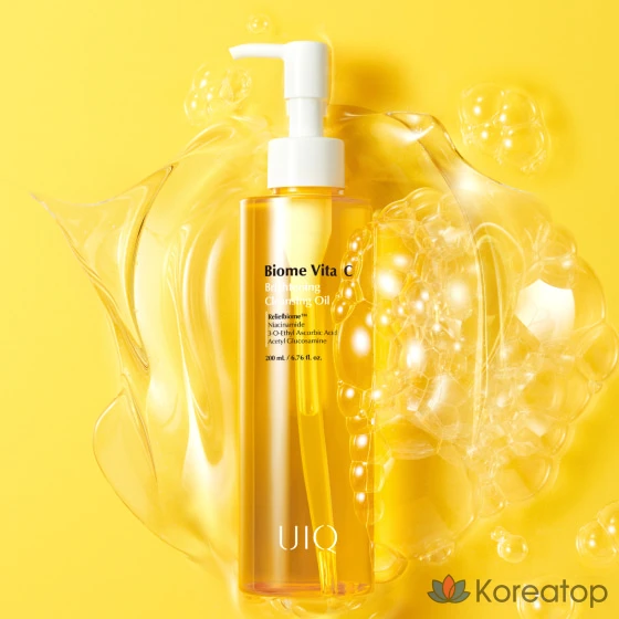 Гидрофильное масло UIQ Biome Vita C Brightening Cleansing Oil, 200 мл, 1 шт.