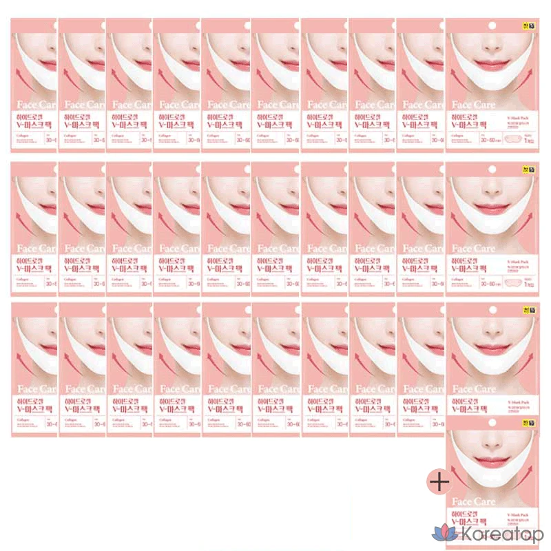 Тканевая маска для лица LOLO SKINNY Hydrogel Lifting Collagen V-Line Mask, 31 шт.