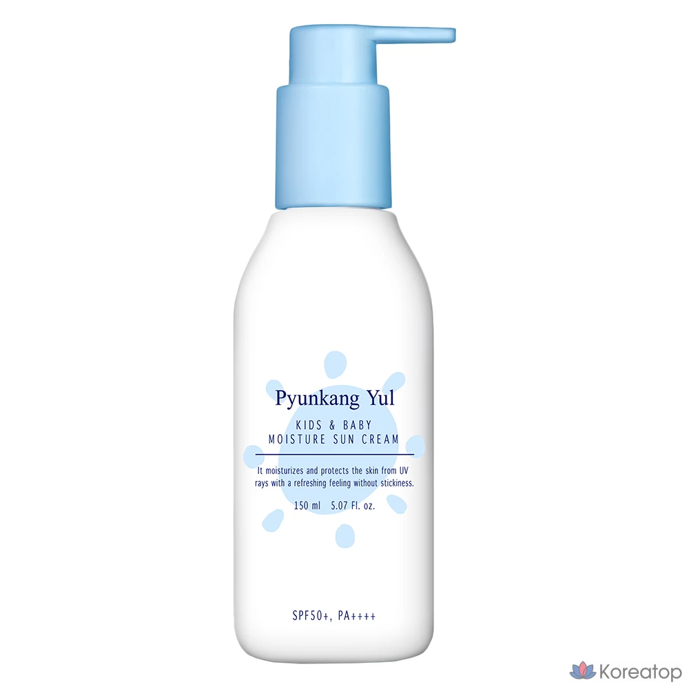 Солнцезащитный крем Pyunkang Yul Kids &amp; Baby Moisture Sun Cream SPF50+ PA++++, 150 мл, 1 шт.