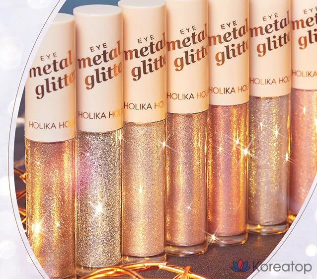Тинт для губ Holika Holika Eye Metal Glitter, оттенок 08 Honey Sparkling, 1 шт., фото 5