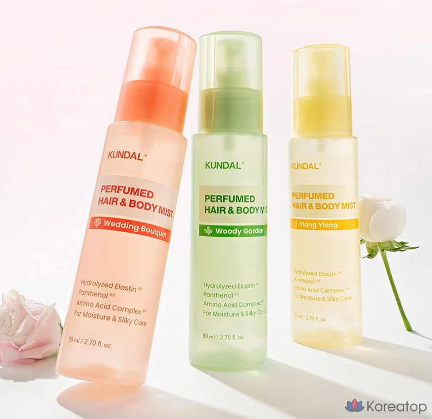 Мист для волос и тела Kundal Perfume Hair &amp; Body Mist Wedding Bouquet, 80 мл, 1 шт.