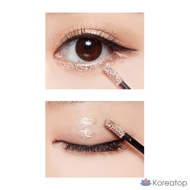 Тинт для губ Mqny Jewel Potent Eye Glitter, оттенок Diamond, 1 шт.