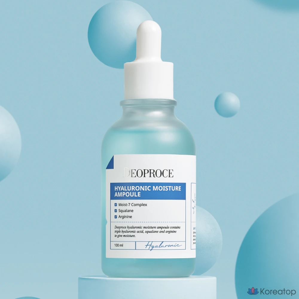Ампульная сыворотка Deoproce Hyaluronic Moisture Ampoule, 100 мл, 1 шт.