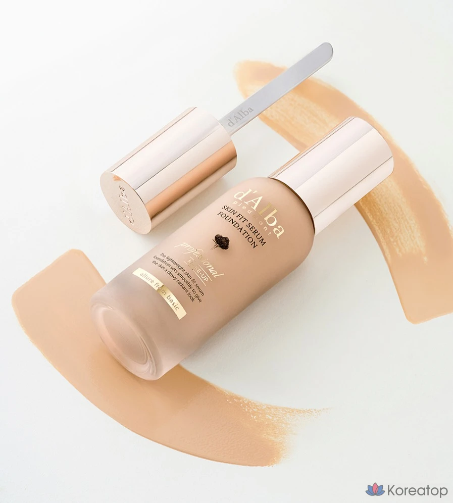 Тонер d'Alba Skin Fit Serum Spatula Foundation, оттенок 19, 40 мл, 1 шт.