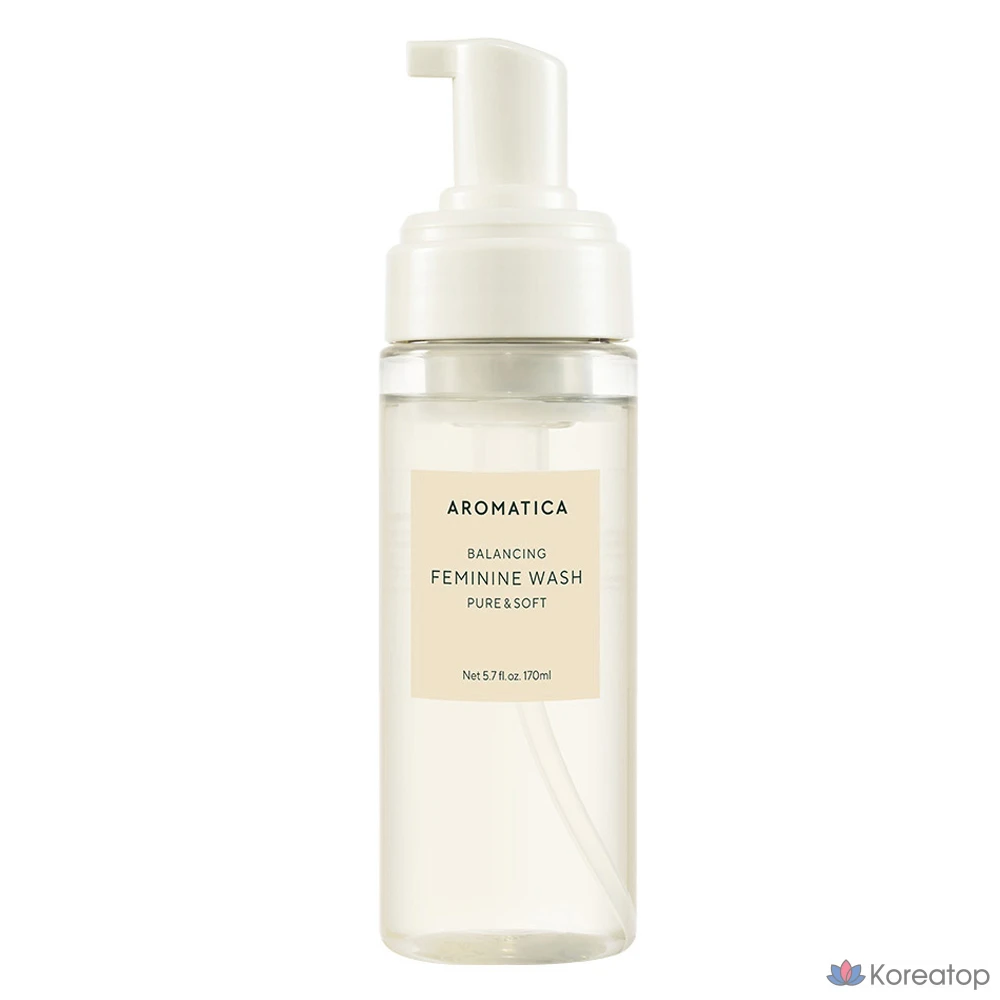 Очищающее средство для интимной гигиены Aromatica Pure &amp; Soft Feminine Wash, 170 мл, 1 шт.