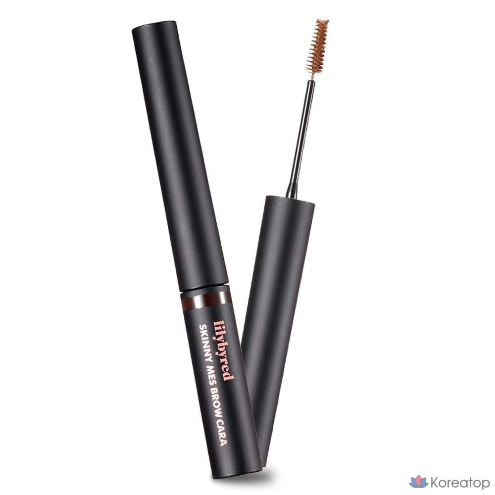 Тушь для бровей Lilybyred Skinny Mess Brow Mascara, оттенок 03 Dark Brown, 3.5 г, 1 шт.
