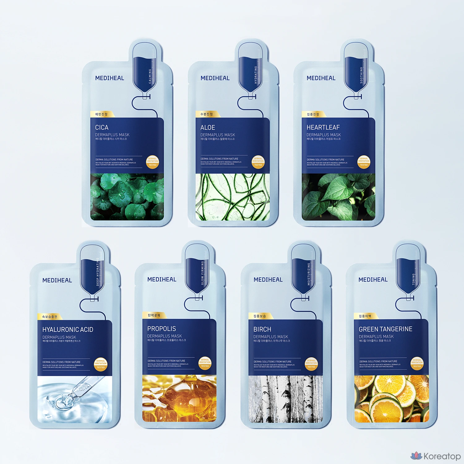 Тканевая маска для лица MEDIHEAL Derma Plus Propolis Mask, 10 шт.
