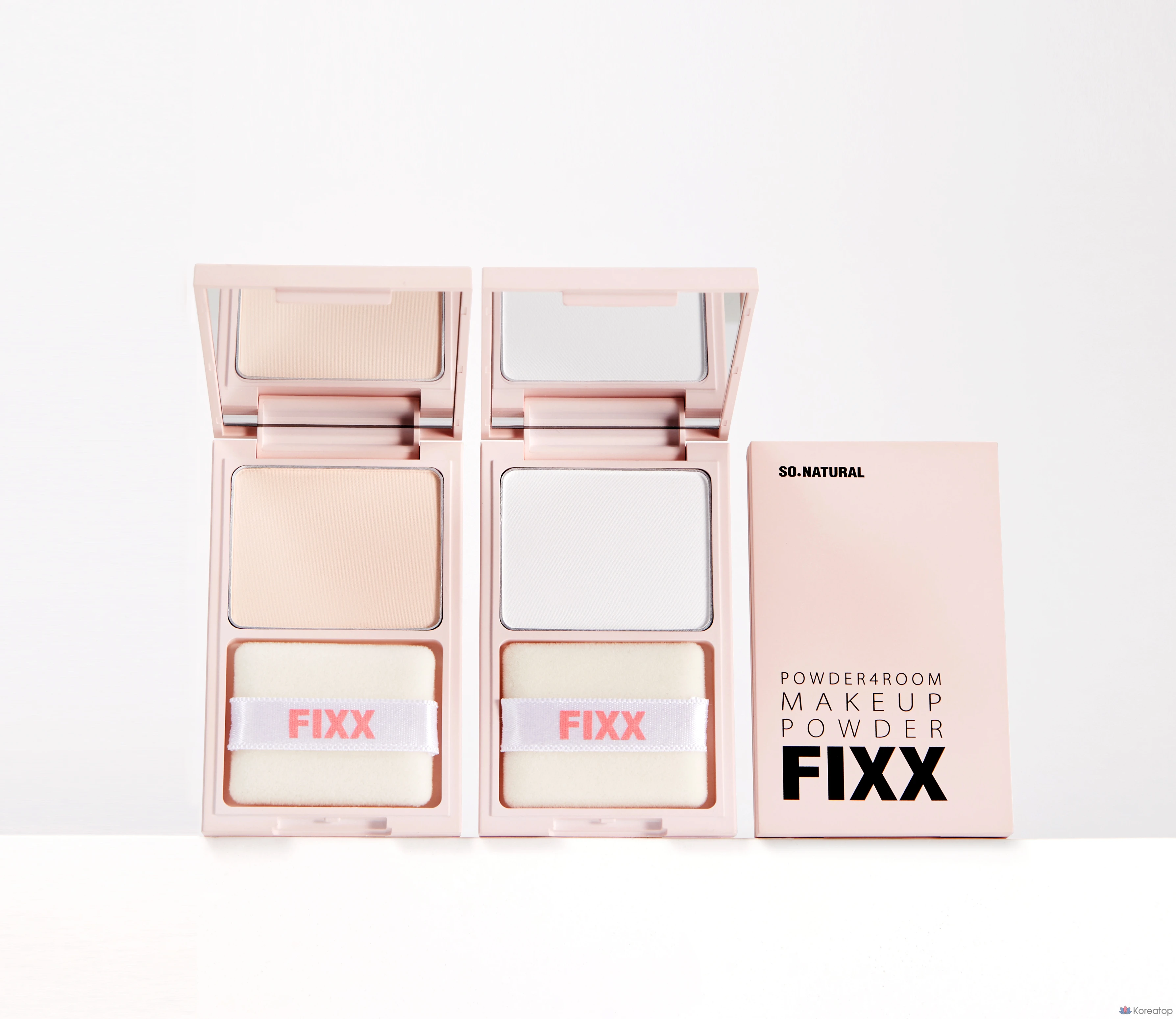 Пудра для фиксации макияжа So Natural Makeup Holding Powder Fixer, оттенок Bright Pink, 6 г, 1 шт., фото 2