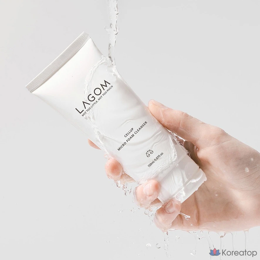 Очищающая пенка LAGOM Cellup Micro Foam Cleanser, 150 мл, 1 шт.