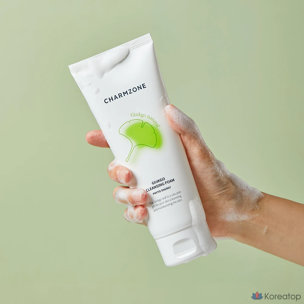 Очищающая пенка Charmzone Ginkgo Natural Cleansing Foam, 200 мл, 1 шт.