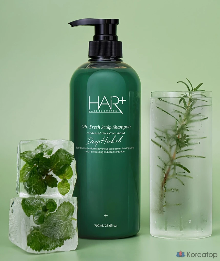 Шампунь Hair Plus Offresh Deep Herbal Scalp Shampoo Fresh Green, 700 мл, 1 шт.