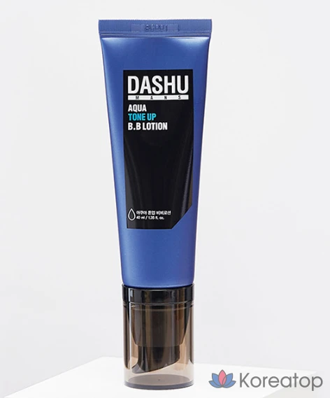 Набор для ухода DASHU Men's Aqua Tone-up BB Lotion + Men's Aqua Deep Sea Water Foam Cleansing 3-piece Set, 1 шт., фото 2