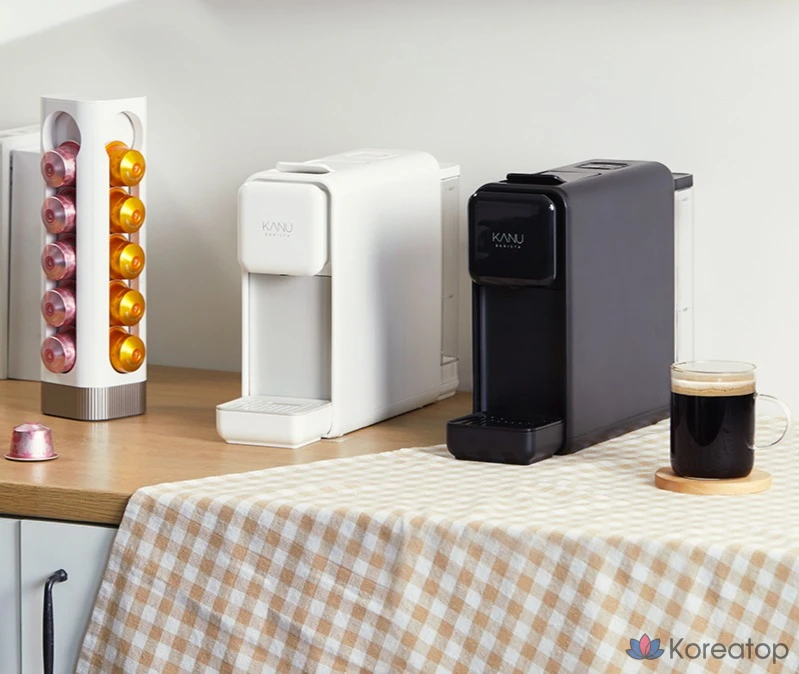 Кофемашина Kanu Barista Pebble, белый, набор с капсулами Welcome Kit, фото 10