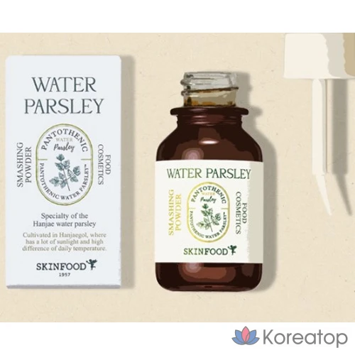 Пудра для лица Skinfood Pantothenic Water Parsley Smashing Powder, 15 мл, 1 шт.