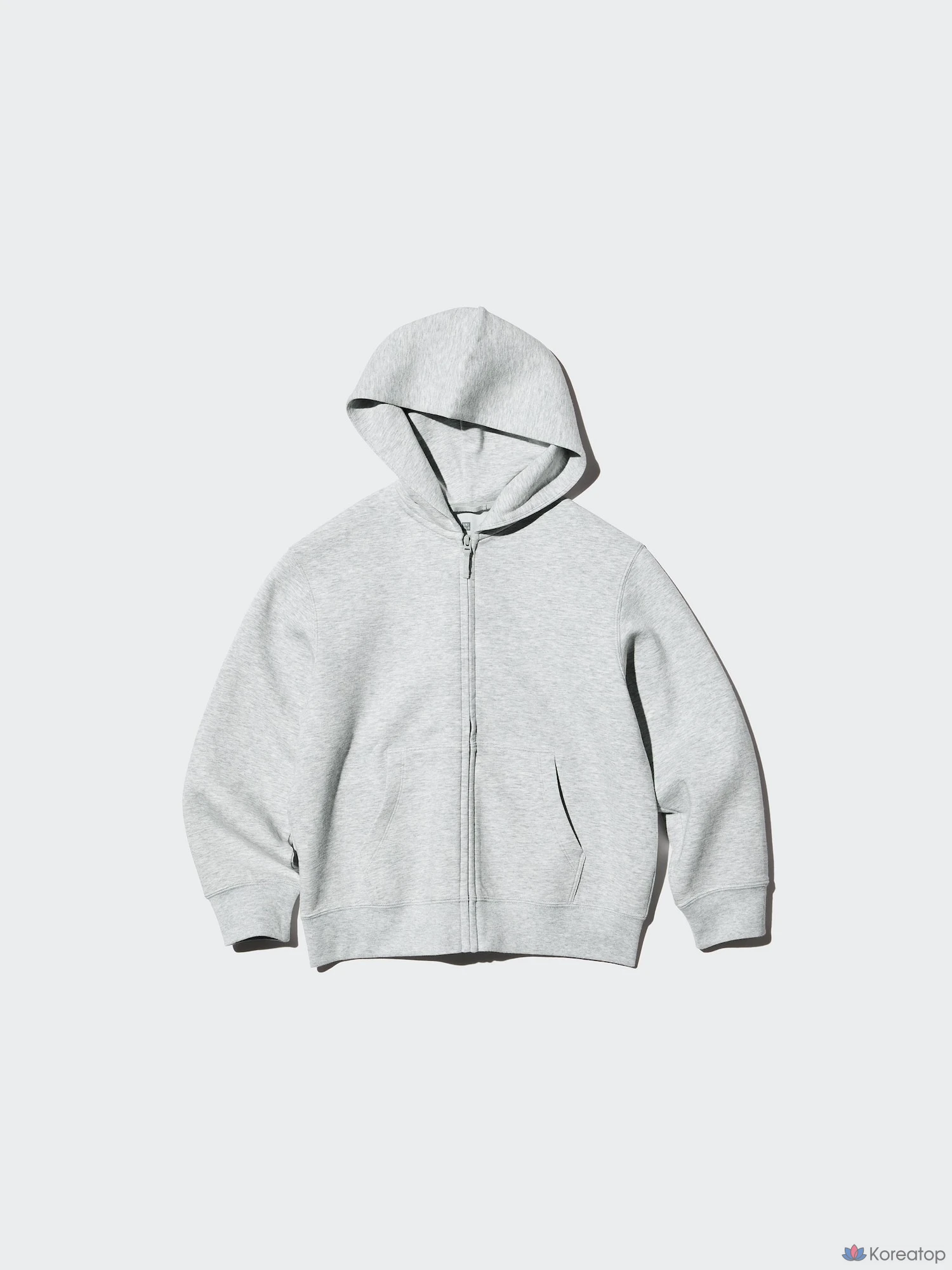 Парка детская Uniqlo Dry Sweat Full-Zip Parka, однотонная