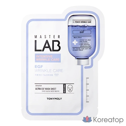 Тканевая маска для лица Tony Moly Master Lab EGF Mask Sheet, 19 г, 1 шт.