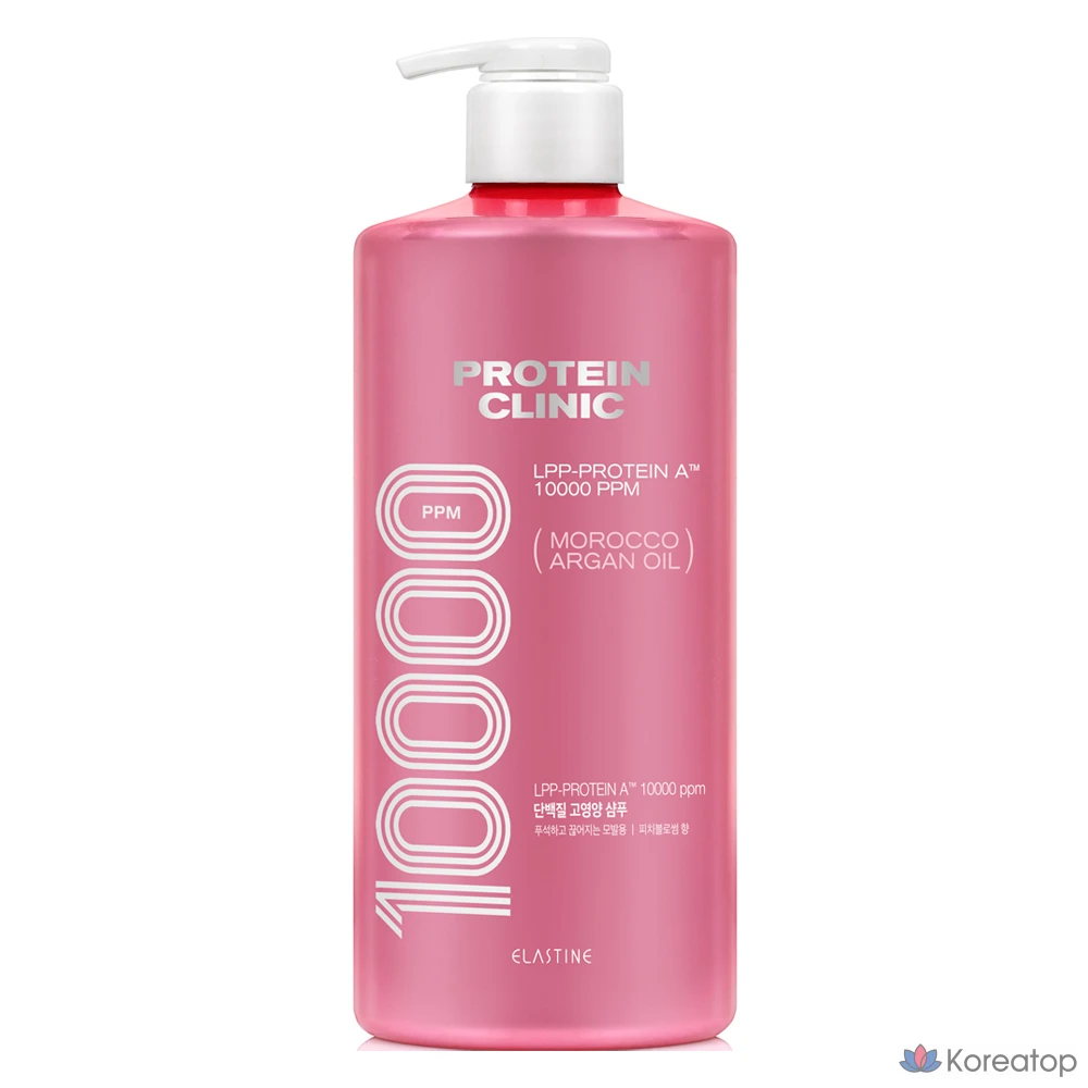 Шампунь Elastine Protein Clinic 10000 Moroccan Argan Oil, аромат Peach Blossom, 1 л, 1 шт.