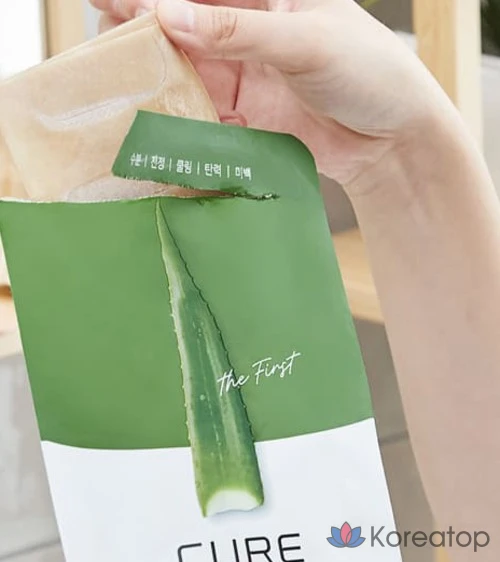 Тканевая маска для лица KIM JEONG MOON Aloe Cure The First Solution Mask, 40 шт., фото 2