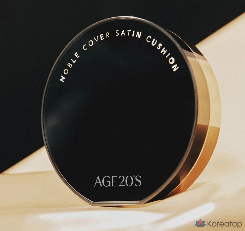 Кушон AGE 20's Noble Cover Satin Cushion, оттенок Neutral Ivory, 12 г + 12 г, 1 шт.