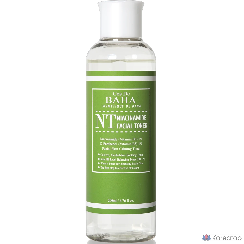 Тонер Cos De Baha NT Niacinamide % Skin Toner, 200 мл, 1 шт.
