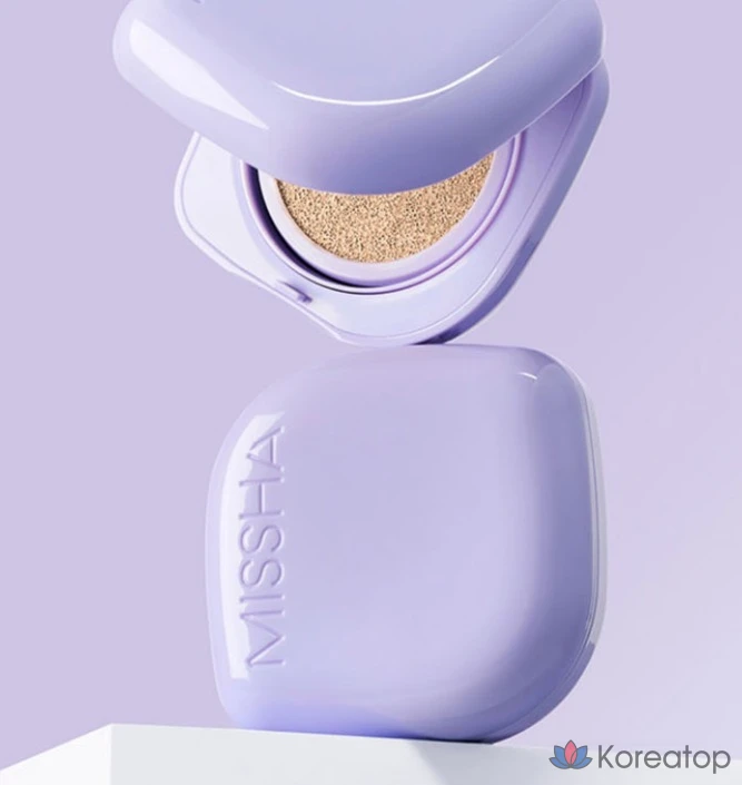 Кушон Missha Layering Fit Cushion Semi Glow, оттенок 21 Vanilla, 15 г, 1 шт., фото 2