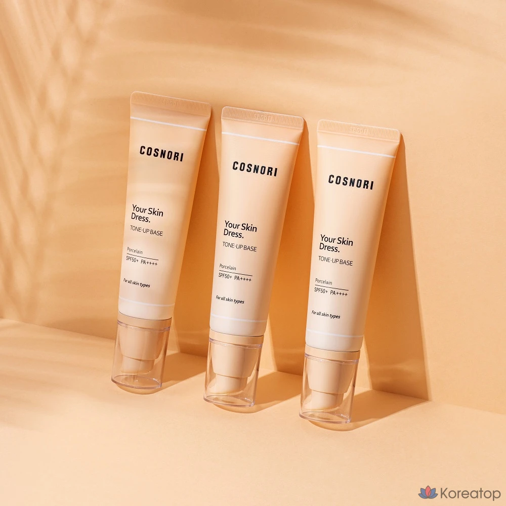 Тонер Cosnori Your Skin Dress Tone-Up Base, оттенок Porcelain, 50 мл, 1 шт., фото 10
