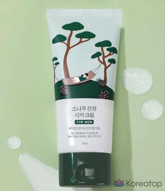 Крем Round Lab For Men Pine Tree Calming Cica Cream, 75 мл, 1 шт.