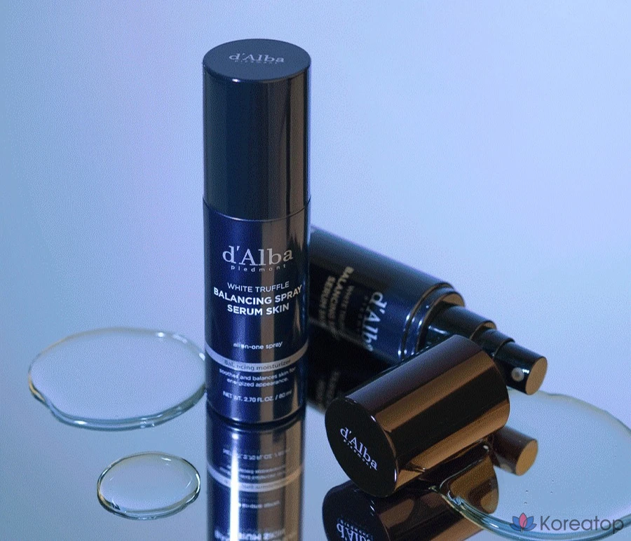 Набор для ухода d'Alba All-in-One Men's Balancing Spray Serum Skin 3-piece Set (Spray Serum 80 мл x 3 шт. + Foam Cleanser 80 мл), 1 шт.