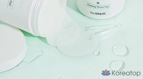 Пилинг-пэды The Saem Derma Plan Peeling Toner Pad 70p + Refill 50p Special Set, 120 шт.
