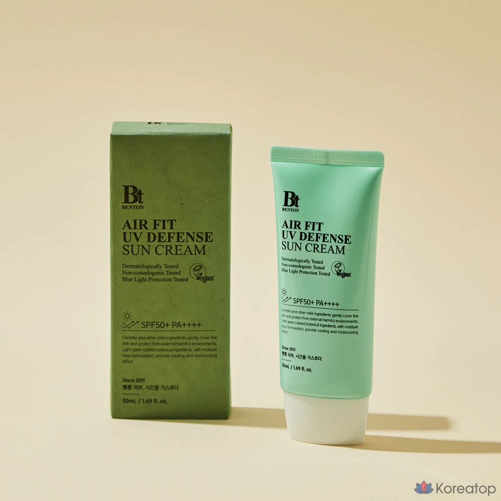 Солнцезащитный крем Benton Air Fit UV Defense Sun Cream SPF50+ PA++++, 50 мл, 1 шт.