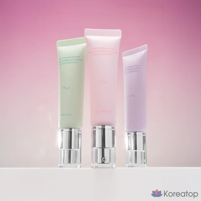 Крем Klavuu White Pearlsation Ideal Actress Backstage Cream, оттенок 03 Mint, 30 мл, 1 шт., фото 4