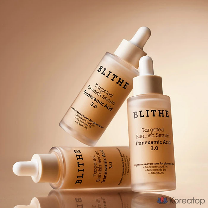 Сыворотка BLITHE Targeted Blemish Serum Tranexamic Acid 3.0, 30 мл, 1 шт.