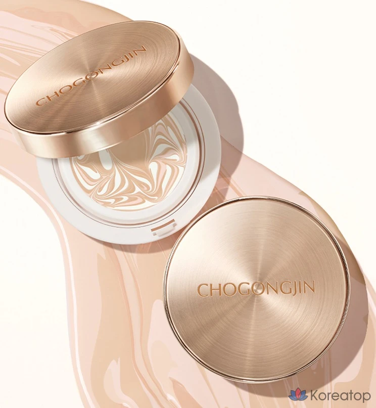 Кушон Chogongjin Essence Pact Cushion, оттенок 23C Sand, 15 г, 1 шт.