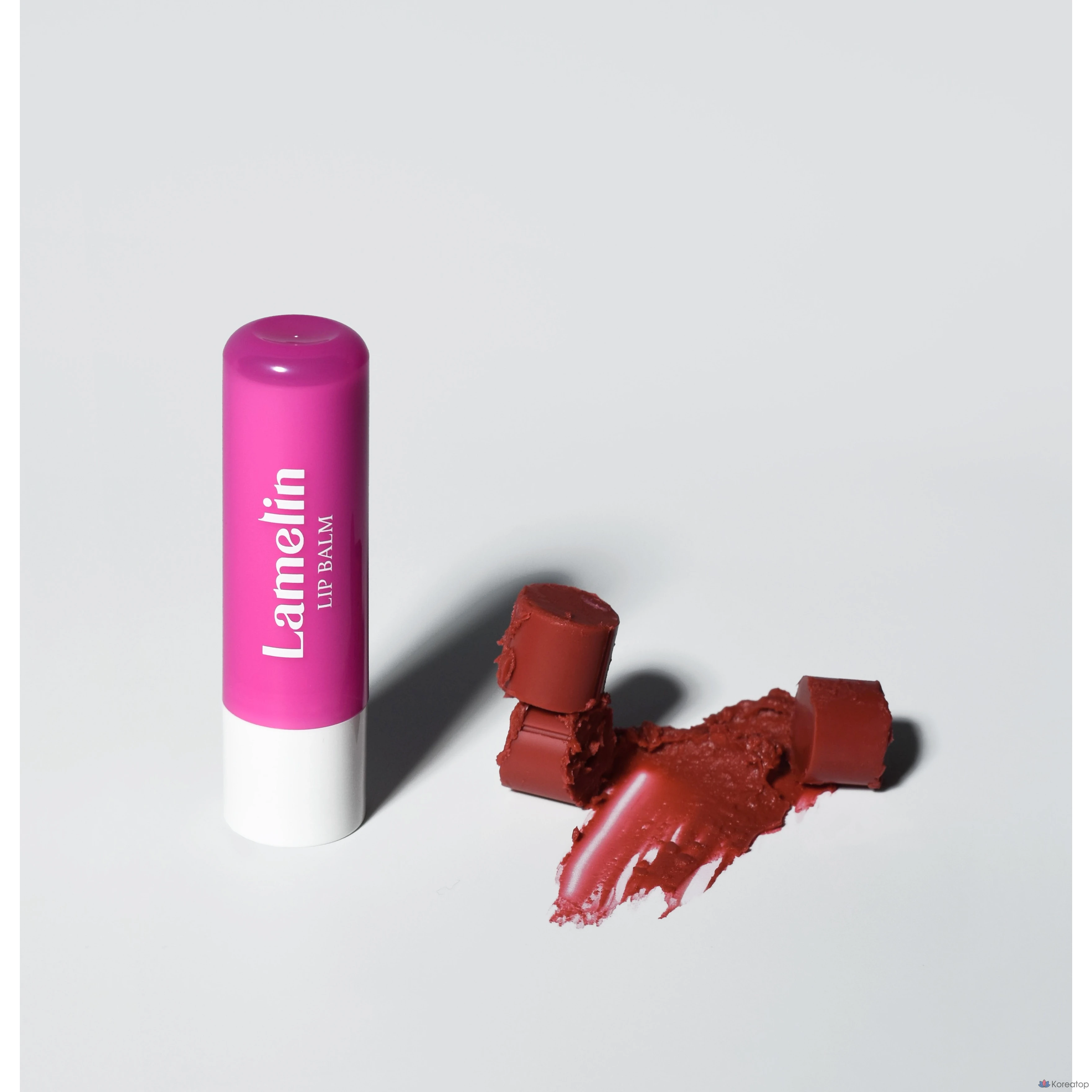 Бальзам для губ Lamelin Glow Fit Moisture Lip Balm, оттенок Cherry Red, 4.3 г, 1 шт., фото 4