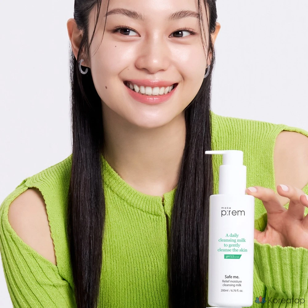 Молочко для умывания MAKE P:REM Safe Me Moisture Cleansing Milk, 221 мл, 1 шт.
