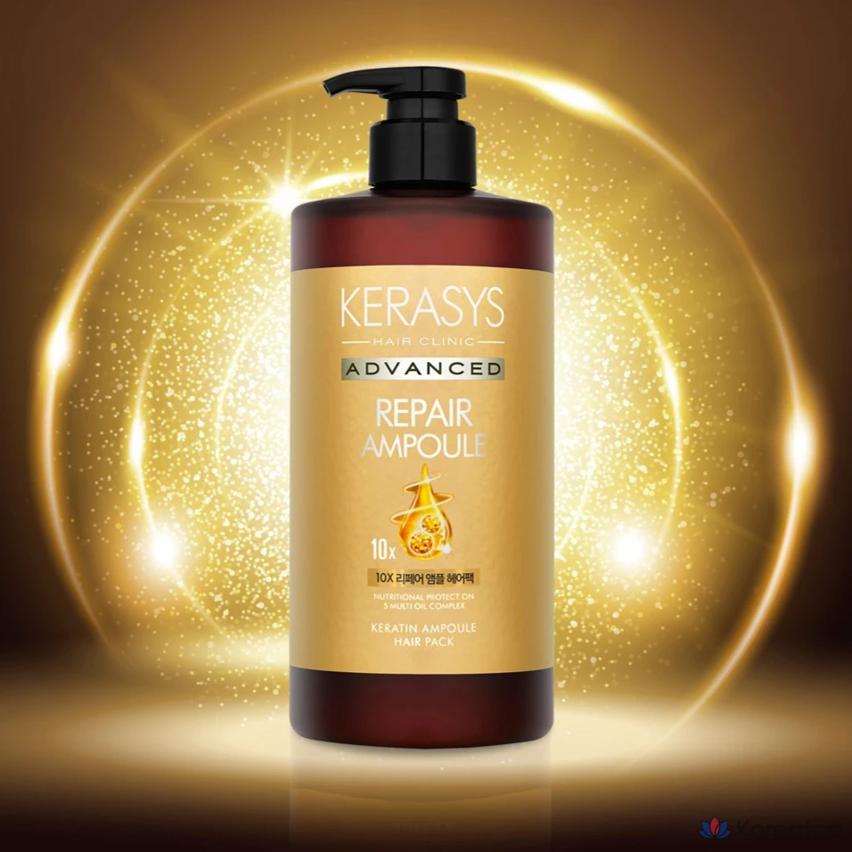 Ампульная сыворотка для волос KeraSys Advanced 10X Repair Ampoule Hair Pack, 1 л, 1 шт., фото 3