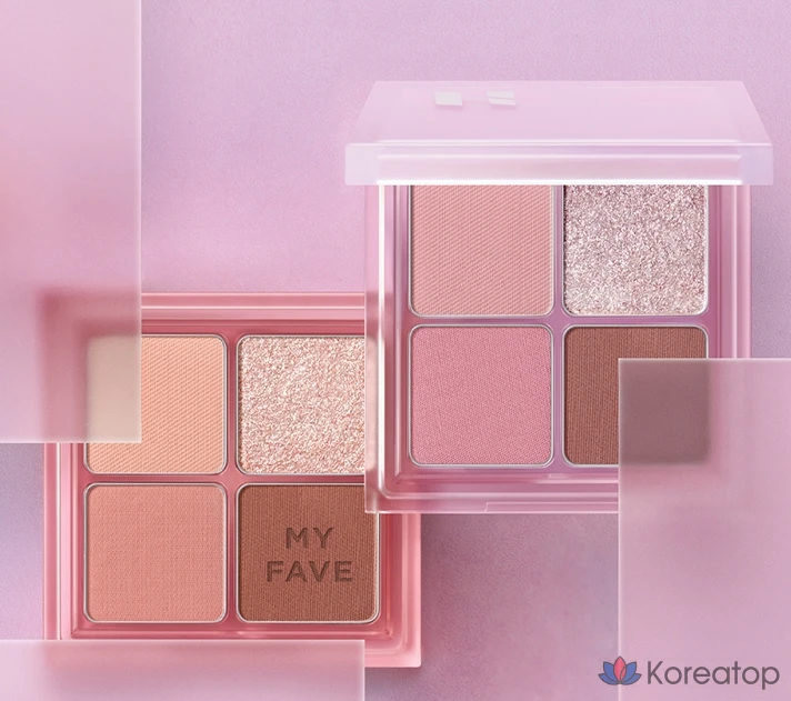 Палитра теней для век Holika Holika My Fave Eye Shadow Palette, оттенок Dreamy, 1 шт.